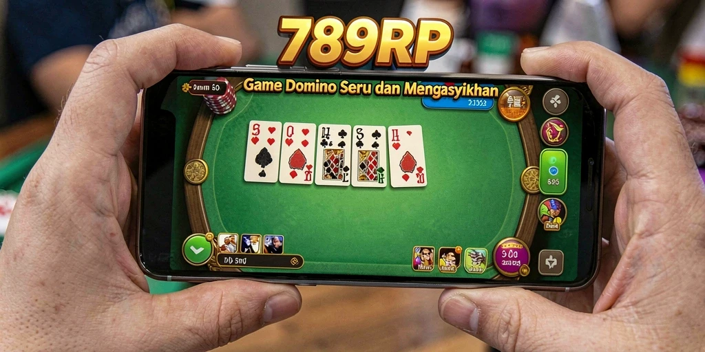 Tampilan gameplay seru dalam 789RP dengan berbagai mode domino.