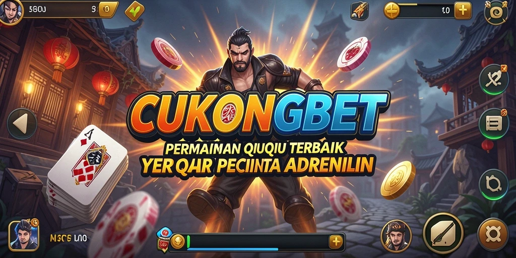 Screenshot gameplay CUKONGBET menampilkan aksi seru permainan QiuQiu.