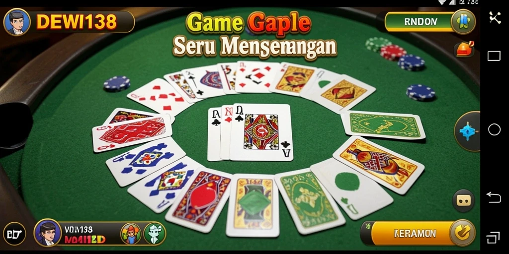 Tampilan menarik dalam gameplay DEWI138 yang penuh warna.