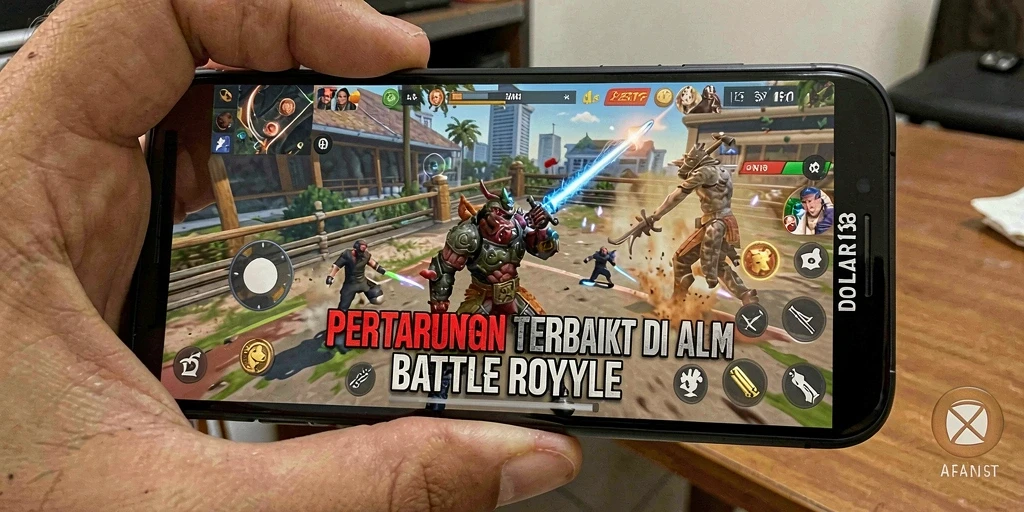 Gameplay seru dan kompetitif di DOLAR138 Battle Royale.