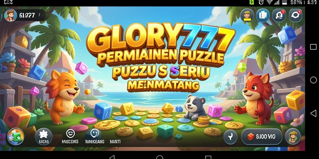 Tangkapan layar GLORY777 menampilkan gameplay puzzle yang mengasyikkan dan penuh tantangan.