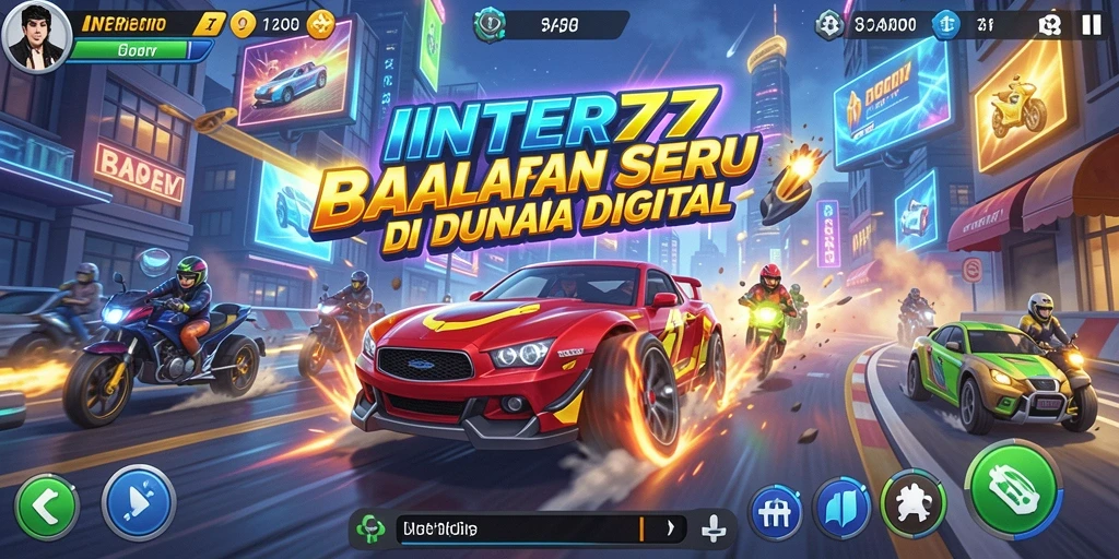 Tangkap serunya gameplay balapan di INTER77 dengan grafik memukau.