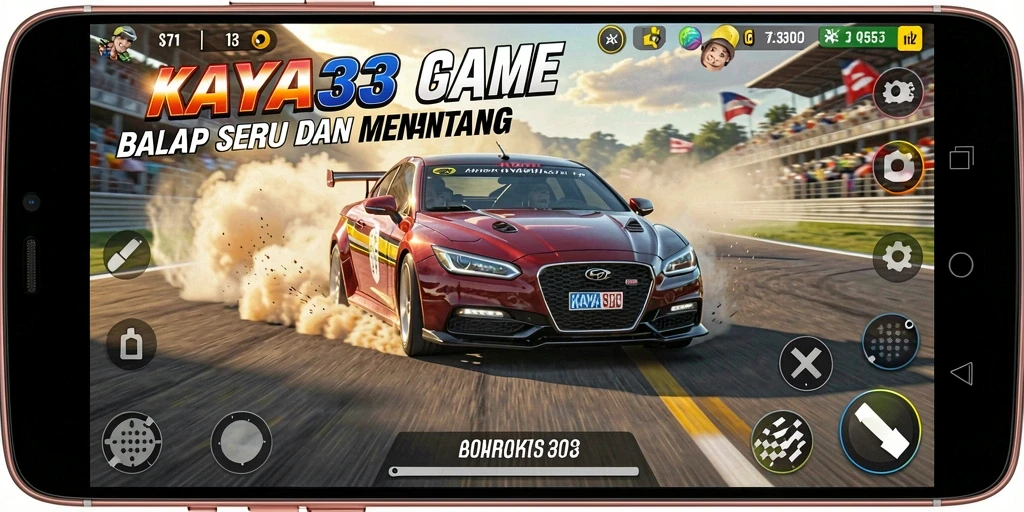 Gameplay balap menegangkan dengan berbagai kendaraan dan trek yang beragam.