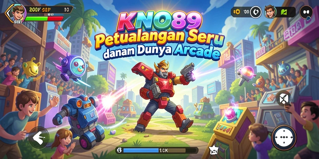 Tampilan gameplay seru di KNO89 dengan karakter unik dan tantangan menarik.