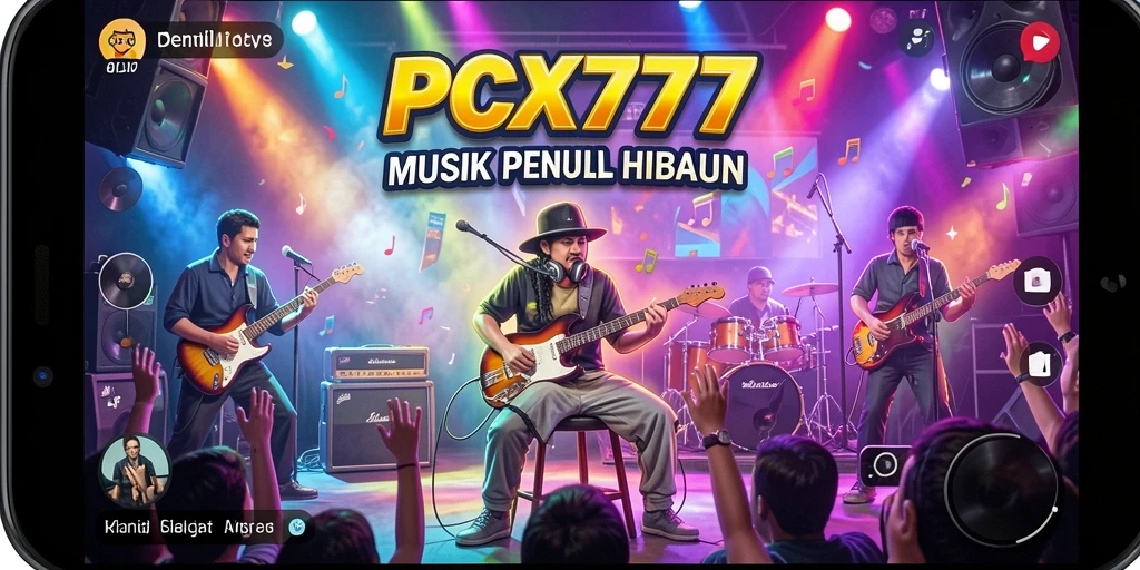 Screenshot gameplay <strong>PCX777</strong> menunjukkan antusiasme pemain saat mengikuti irama musik.