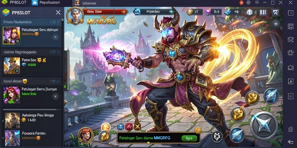 Screenshot gameplay PP8SLOT menampilkan petualangan seru dalam dunia fantasi.