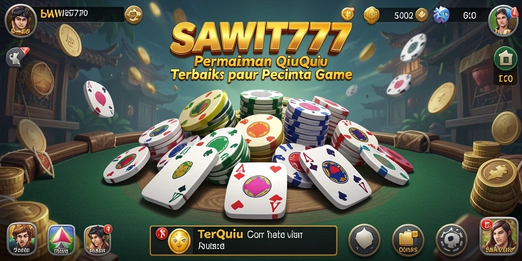 Tampilan gameplay seru dalam SAWIT777, permainan QiuQiu yang menarik.