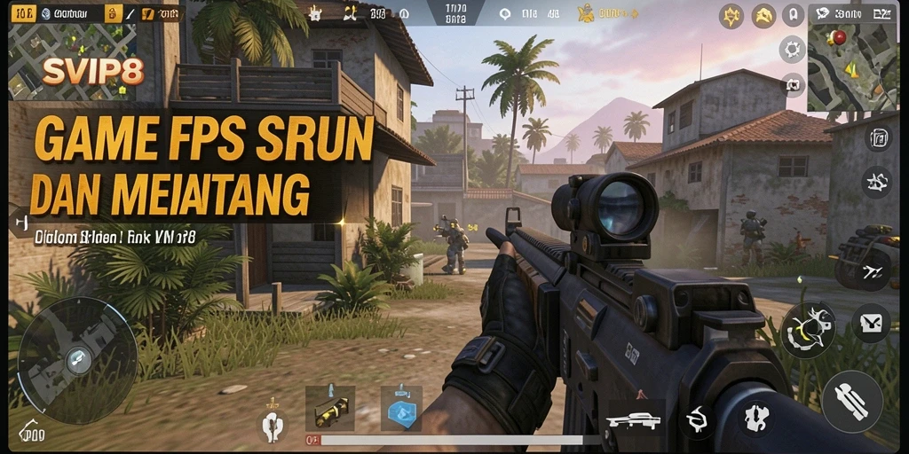 Tampilan menarik dari gameplay SVIP8 dengan aksi tembak-menembak yang seru.