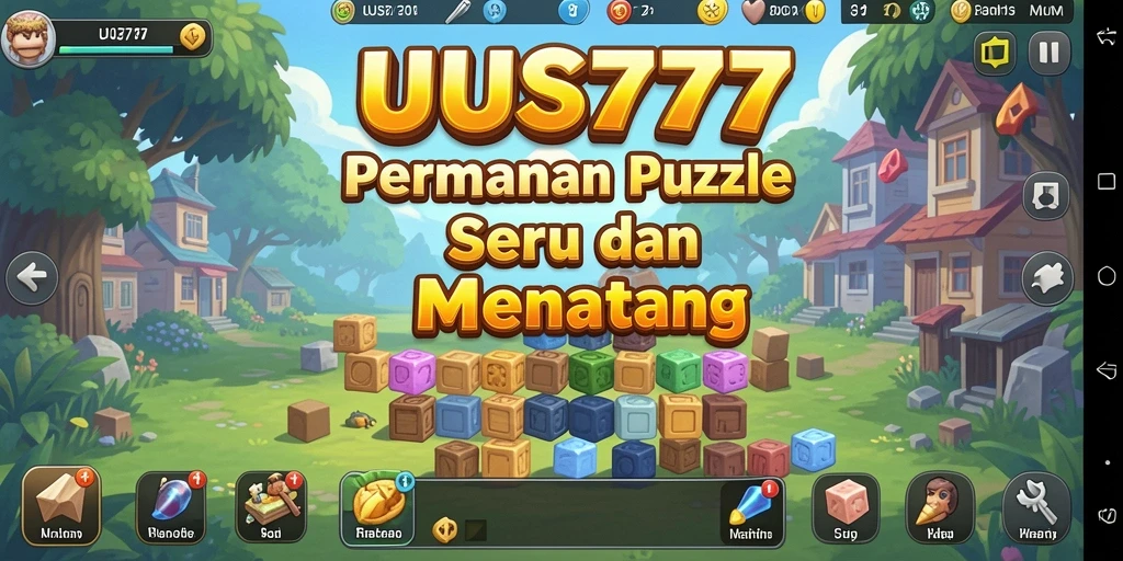 Tampilan gameplay UUS777 yang menantang dalam permainan Puzzle.