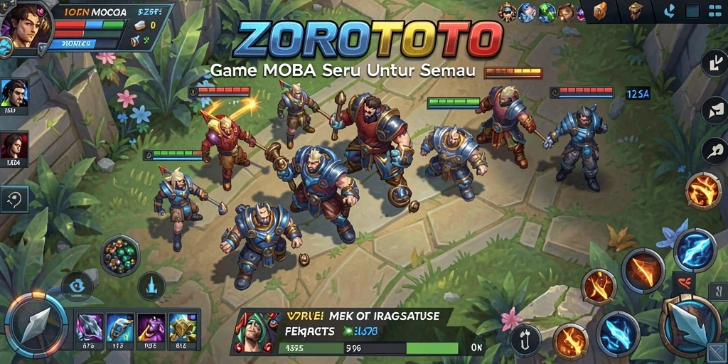 Tangkapan layar menampilkan gameplay intens di ZOROTOTO.